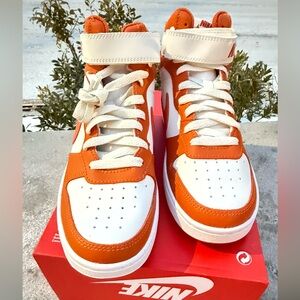 Nike Court Borough Mid 2 High Top Sneaker Kid Size 6Y